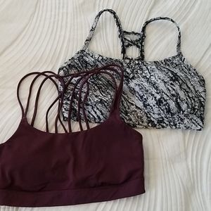 Lot of 2 Sports Bras